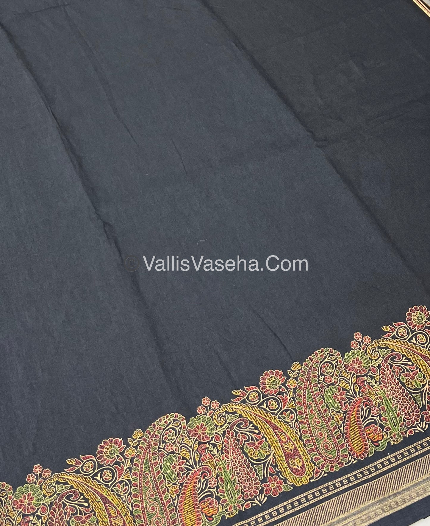 Casual Wear - Fancy Mixed Cotton - Black Shade - VVFMC001