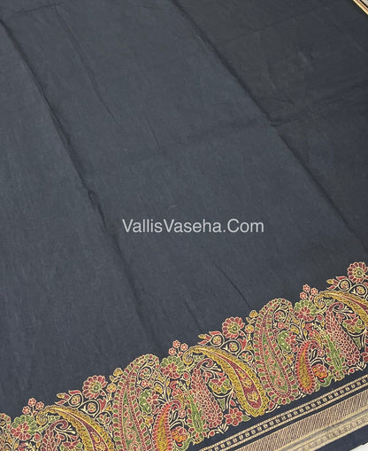 Casual Wear - Fancy Mixed Cotton - Black Shade - VVFMC001