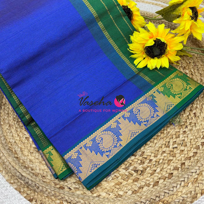 9 Yards |Semi Silk Cotton Saree | Vairavoosi  Design | VV9YSS001
