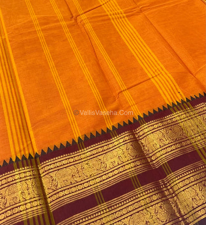 Kanchi Cotton Saree - VVKCS008