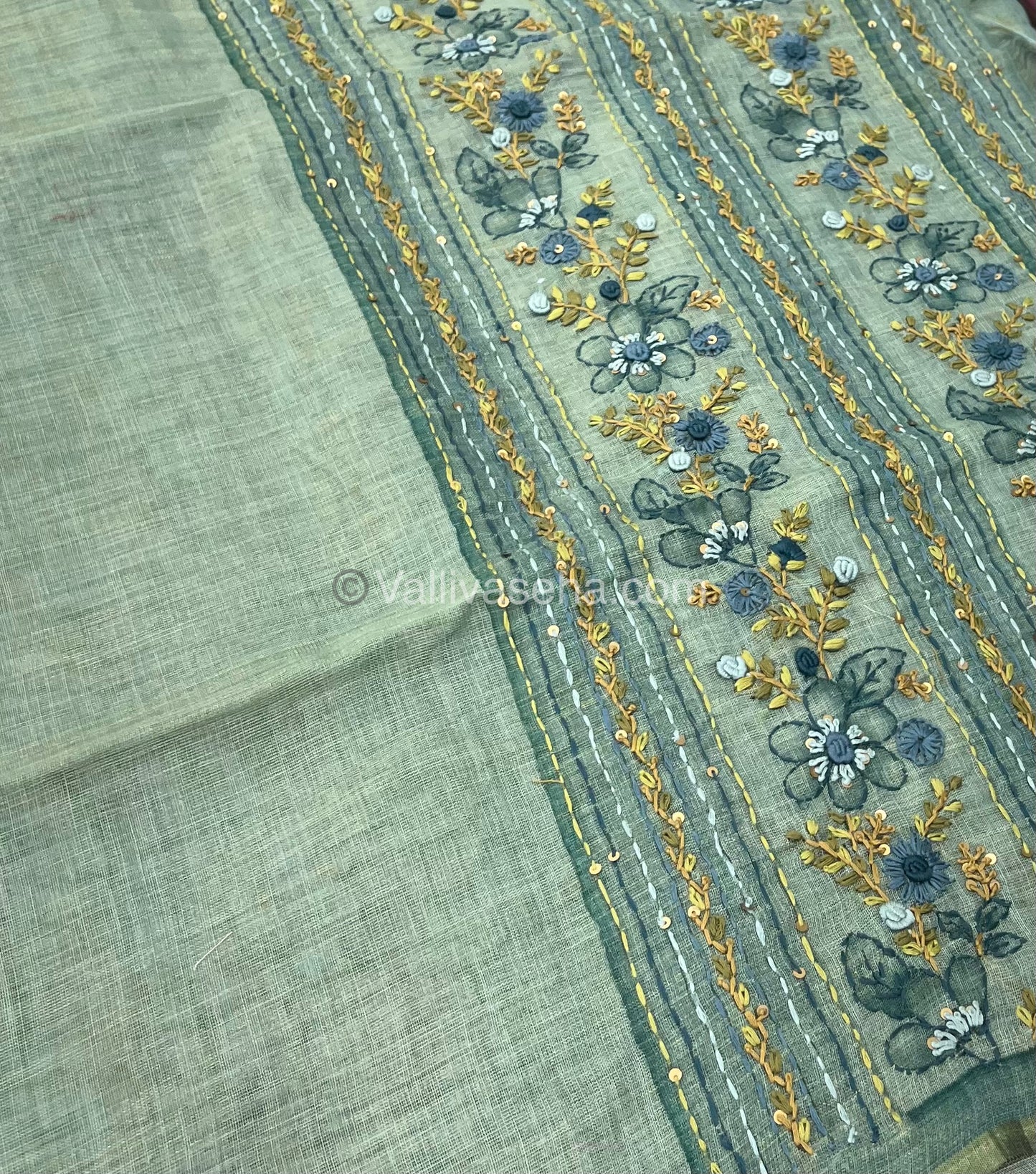 French Knot - Tissue Saree -  VVLFN001