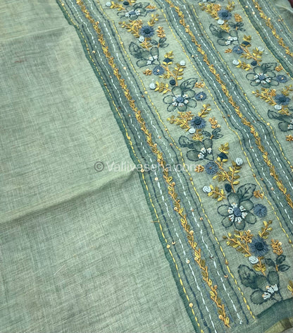 French Knot - Tissue Saree -  VVLFN001