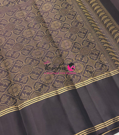 Half Mix - Pure Soft Silk Saree - Long Retta Petta Border with Butta - VVPSS105