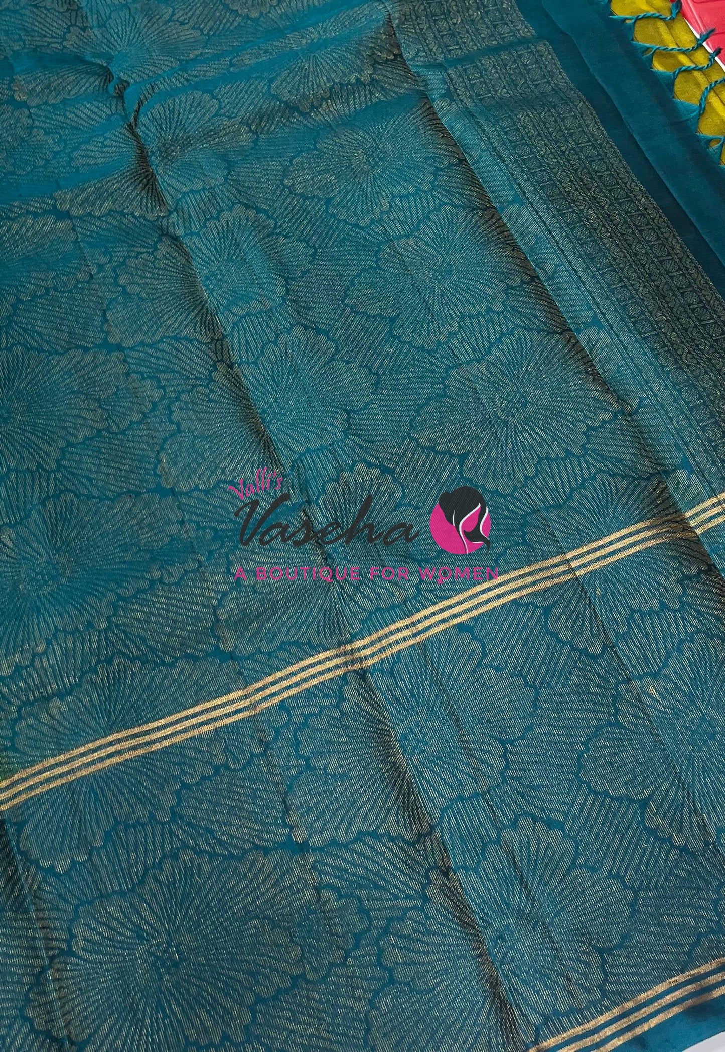 Half Mix - Pure Soft Silk Saree - Long Retta Petta Border with Butta - VVPSS084