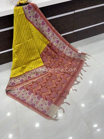 Semi Tussar Saree  - VVSTS009