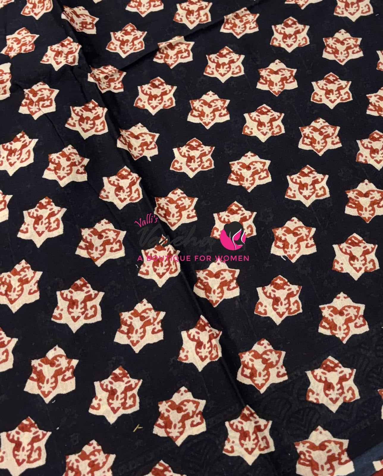 Pure Soft Mul Mul Cotton Sarees - Hand Block Prints - VVMMC011