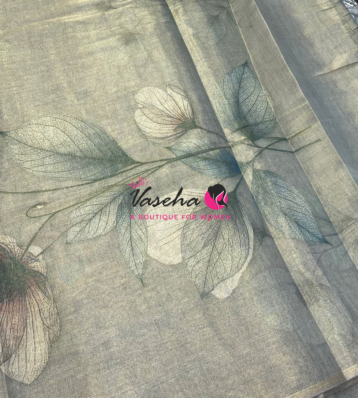 Linen Tissue Saree - VVLTS010
