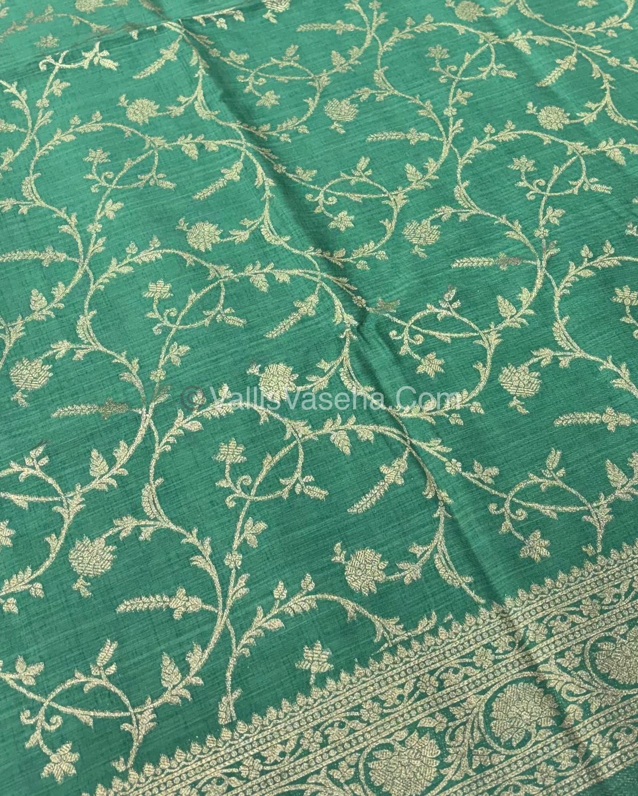 Banarasi - Heritage Silk - Semi Kathan Silk -  Pastel Green Shade- VVBHS001