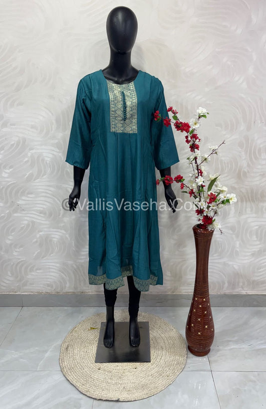 Ready Made - Anarkali - Vichitra Silk -   VVRAK001