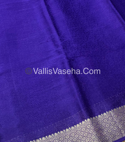 Semi Viscose / Semi Mysore Crepe Silk Variety - Embossed Design - VVSMC002