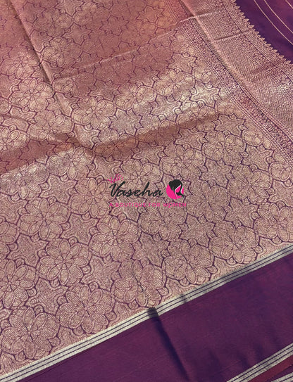 Semi Soft Silk  - Wine Shade - VVSSS041