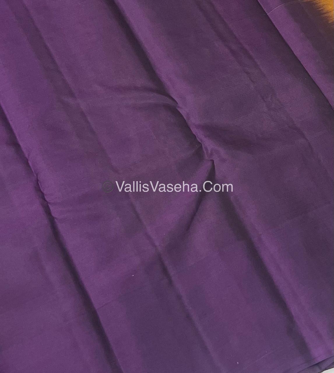 Half Mix - Pure Soft Silk Saree - VVPSS040
