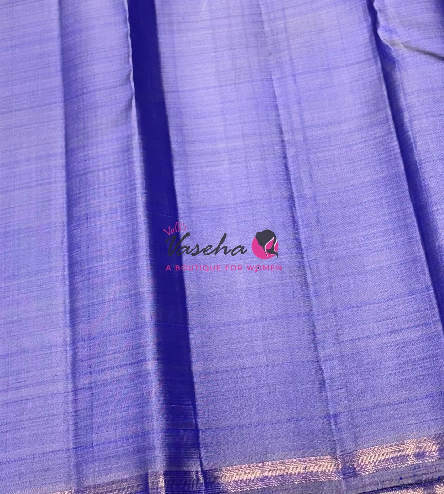 Pure Kanchipuram Silk Saree - Dual Tone Lavender Shade - VVPS006