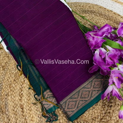 Dhaka Cotton Saree - VVDCS002