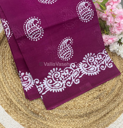 Pure Cotton Voile Saree | VVPVC005