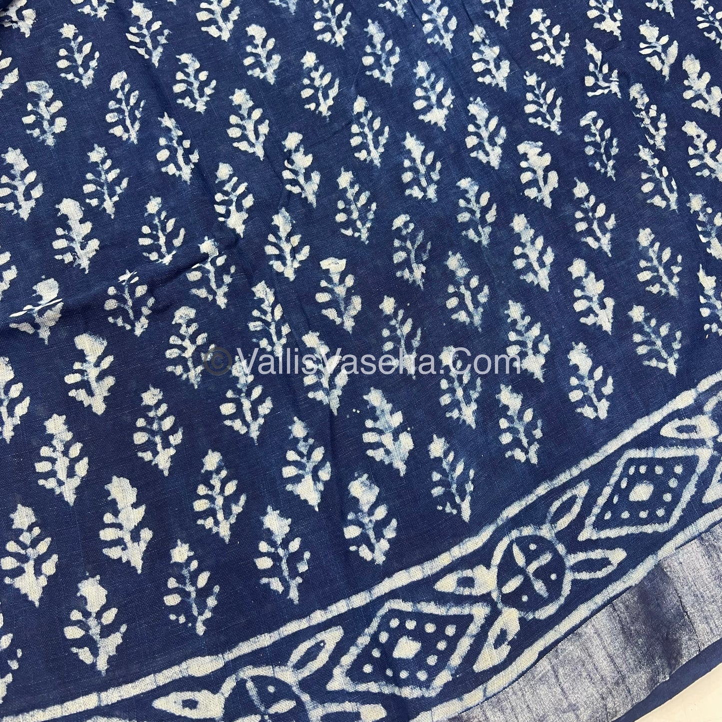 Linen Mixed Cotton Saree |VVLMP001
