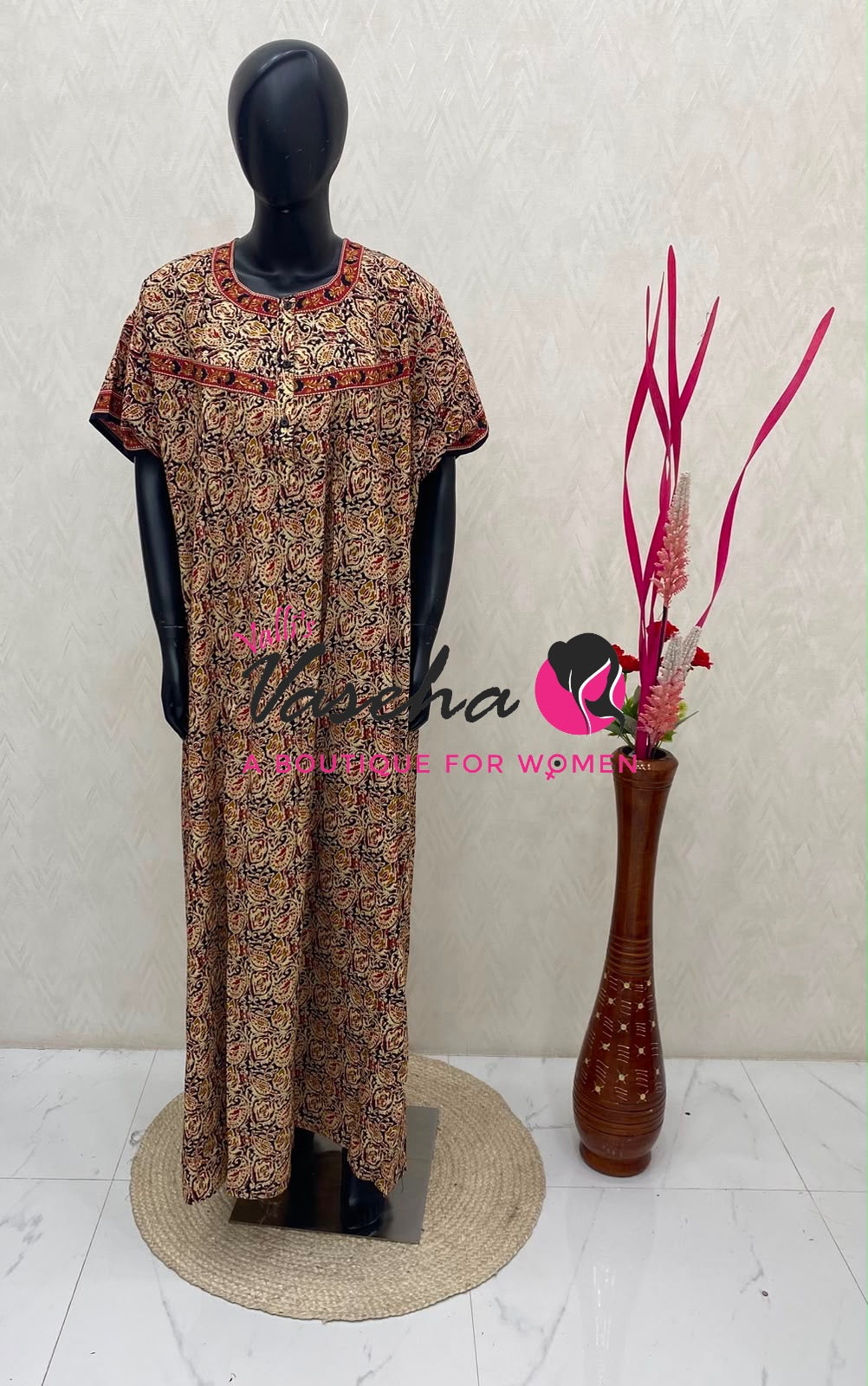 XXL Size - Nighties - Button Nighties - VVJN001