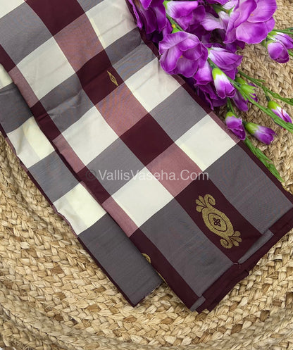Pazhum Palamum checks - Semi Silk Sarees - VVSSS003
