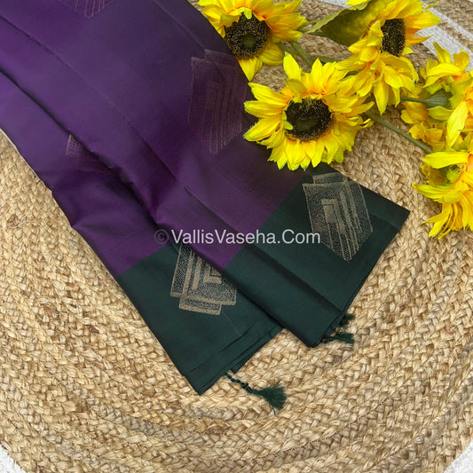 Half Mix - Pure Soft Silk Saree - VVPSS030