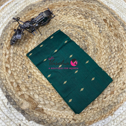 Blouse Bit - Pack Of 10pcs - Assorted- Dark - Semi Raw Silk - Thread Butta - 1 mtr - VVBB006