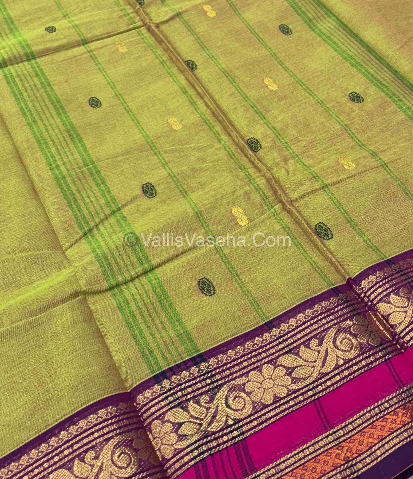 Kanchi Cotton Saree - VVKCS012