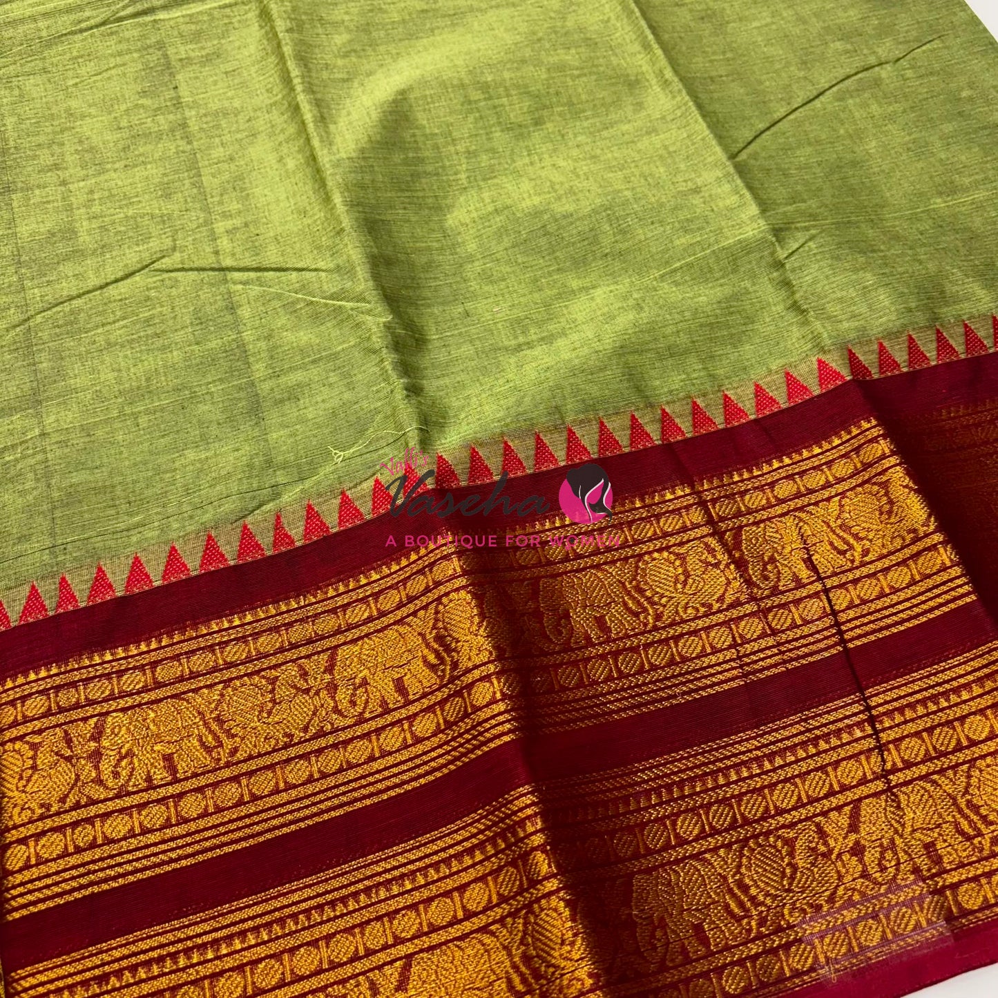Kanchi Cotton Saree - VVKCS019
