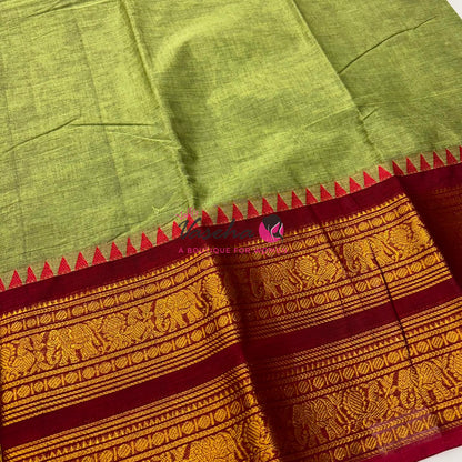 Kanchi Cotton Saree - VVKCS019