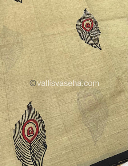South Mixed Printed - Creamish Chiku - VVPCP003