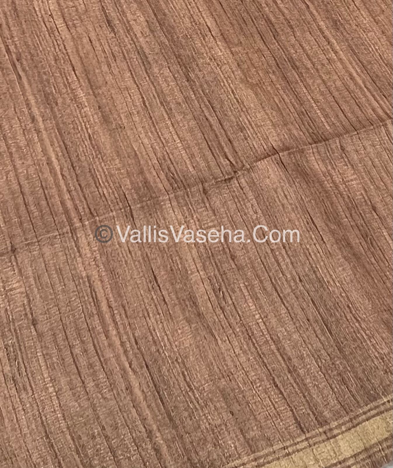 Art Silk / Semi Gicha Tussar Saree  - VVSGT002