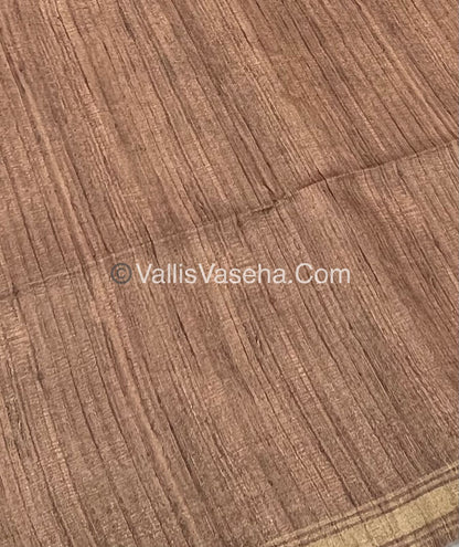 Art Silk / Semi Gicha Tussar Saree  - VVSGT002