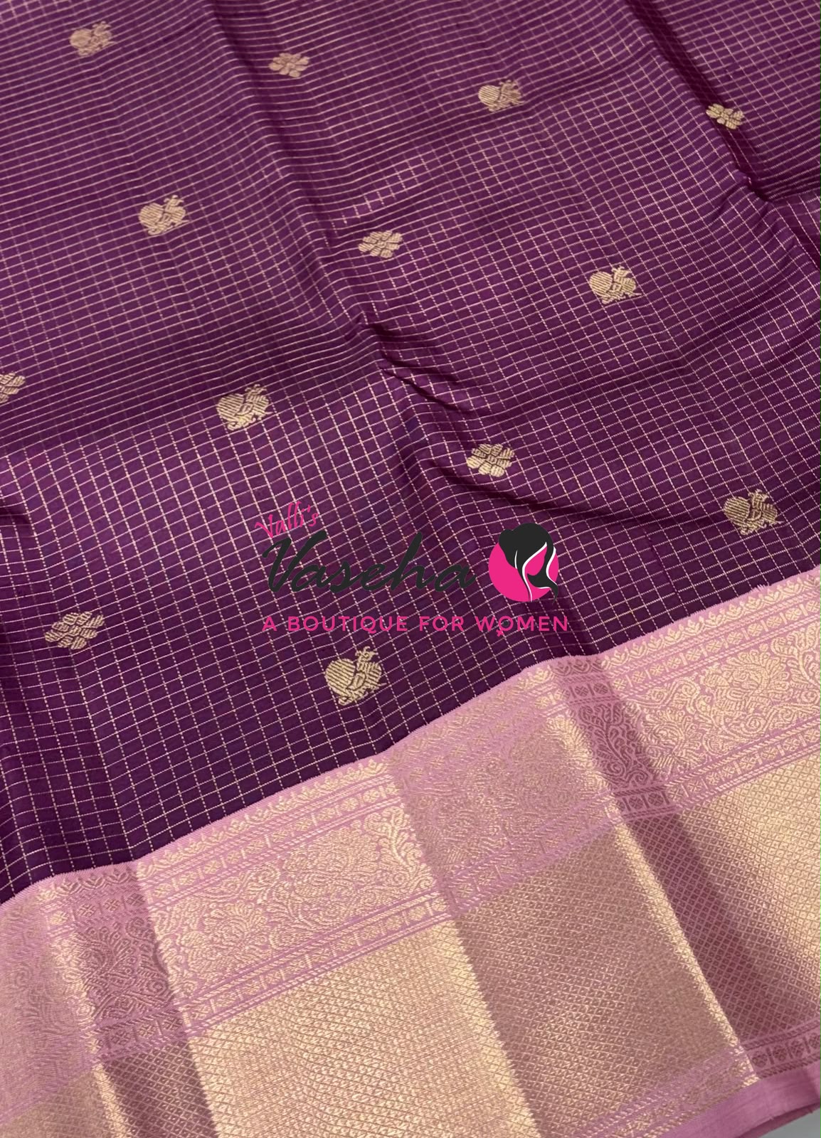Pure Kanchipuram Silk Saree - Red Shade - VVPS051