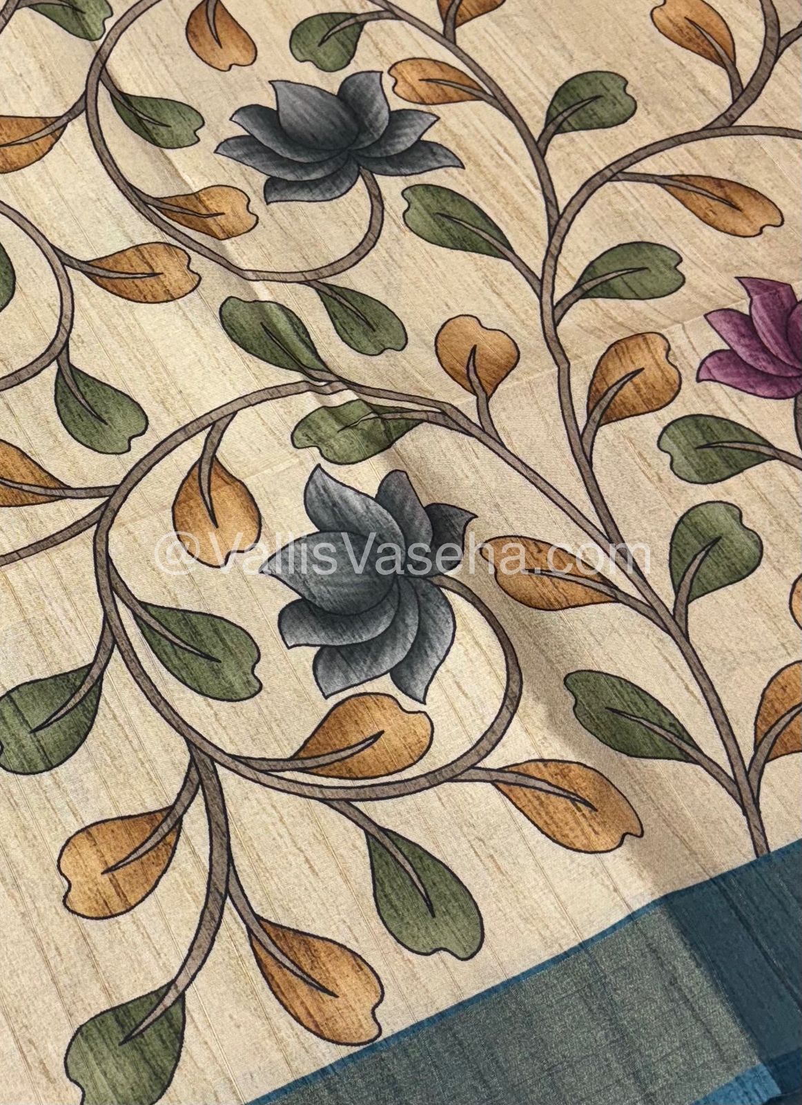 Art Silk / Semi Gicha Tussar Saree  - VVSGT003