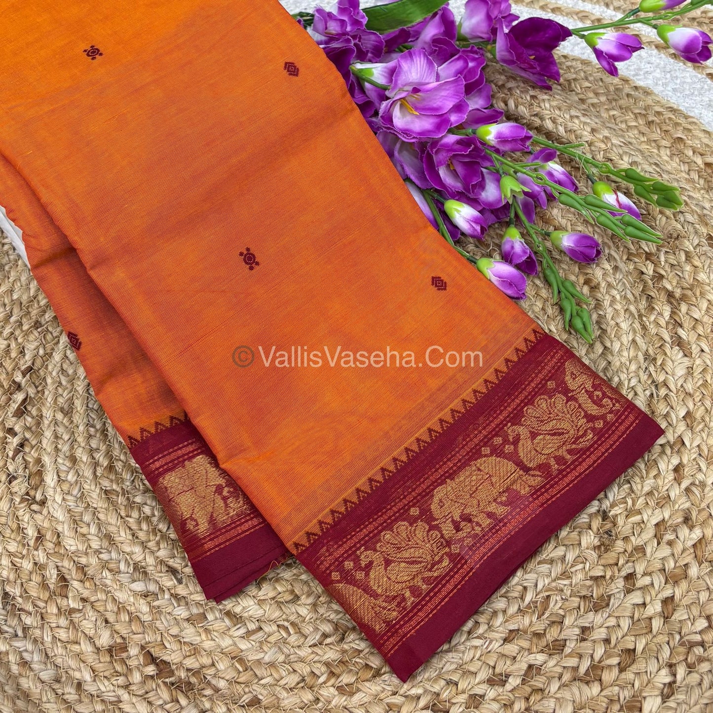 Kanchi Cotton Saree - VVKCS017