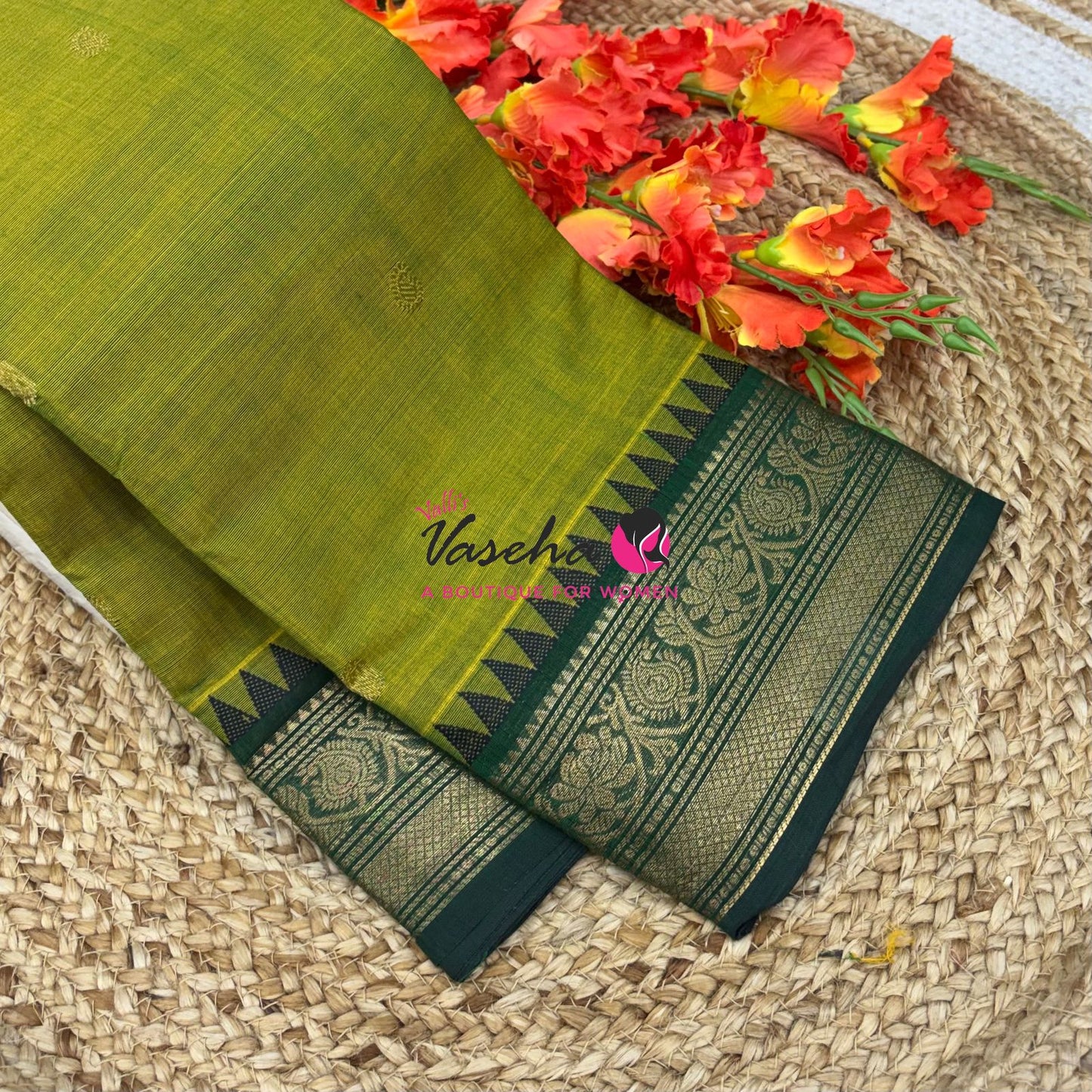 Kanchi Cotton Saree - VVKCS026