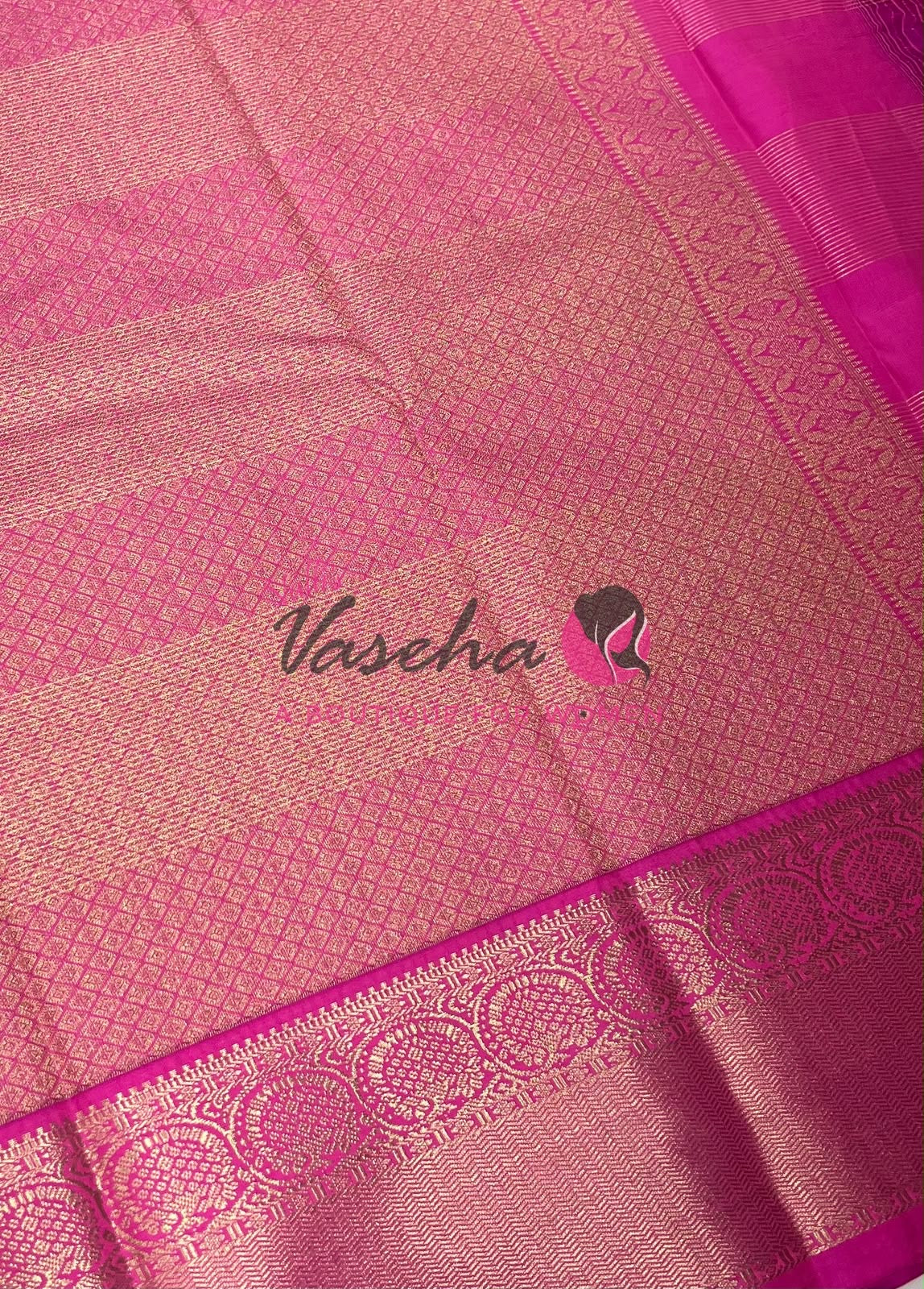 Semi Bridal Kanchi Silk  - Korvai - Premium- VVSKS008