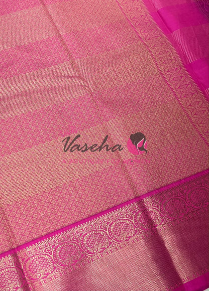 Semi Bridal Kanchi Silk  - Korvai - Premium- VVSKS008