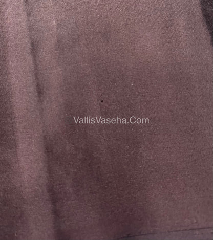 Pure Soft Silk Saree - Brown Shade - VVPSS063