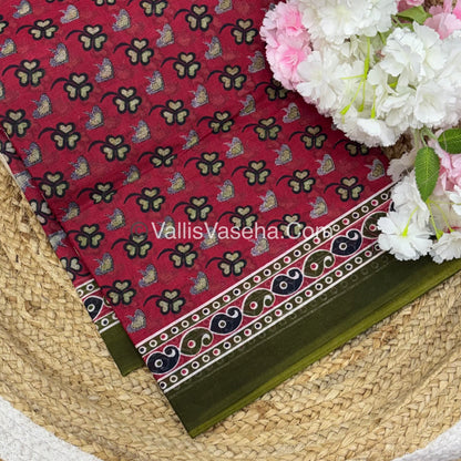 Pure Cotton Voile Saree | VVPVC003