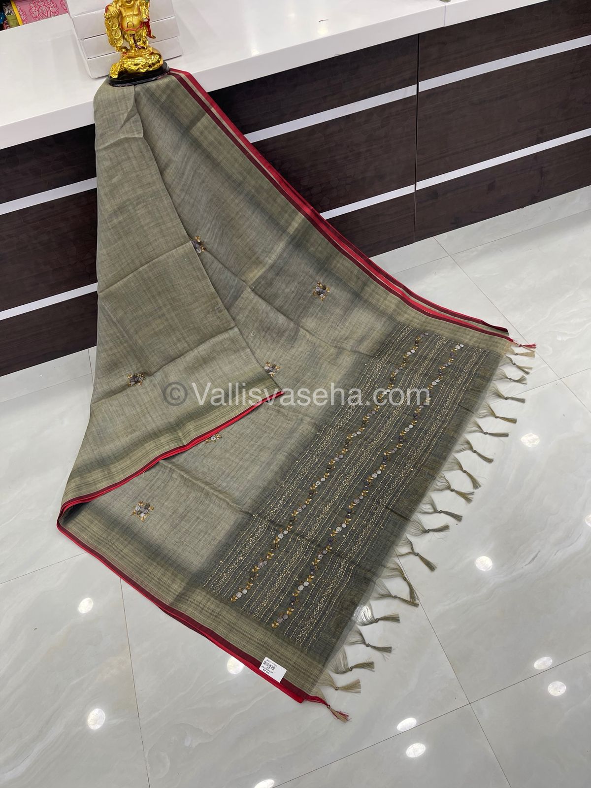 French Knot - Tissue Saree -  VVLFN001