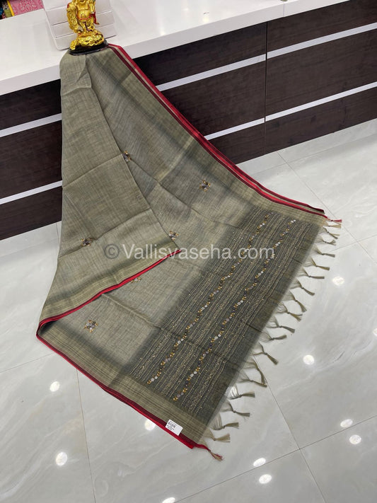 French Knot - Tissue Saree -  VVLFN001