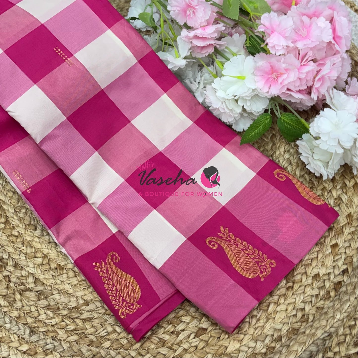 Pazhum Palamum checks - Semi Silk Sarees - VVSSS003