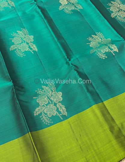 Half Mix - Pure Soft Silk Saree - VVPSS054