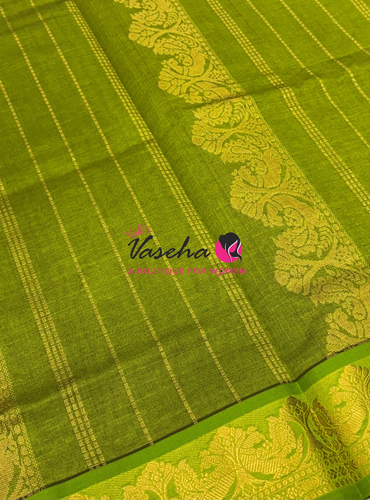 Semi Silk Cotton Saree Lakshadeepam Shade |VVSSC009