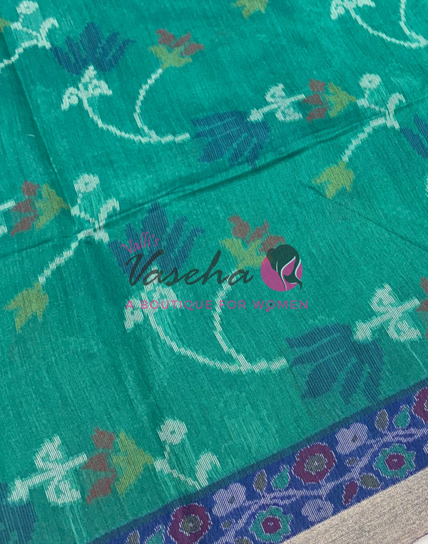 Semi Raw Silk - Blue With Blue Shade - VVRS009