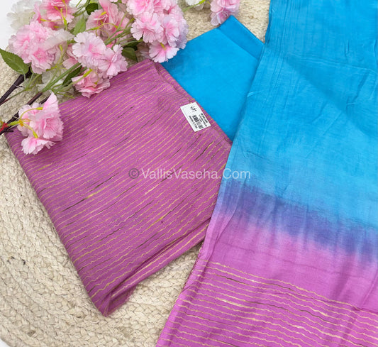40% less - Offer Unstitched Material -  Tussar Material - VVDUM001