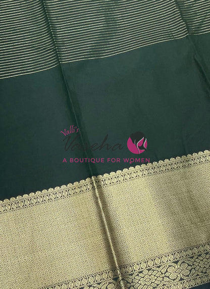 Semi Bridal Kanchi Silk  - Korvai - Premium- VVSKS008