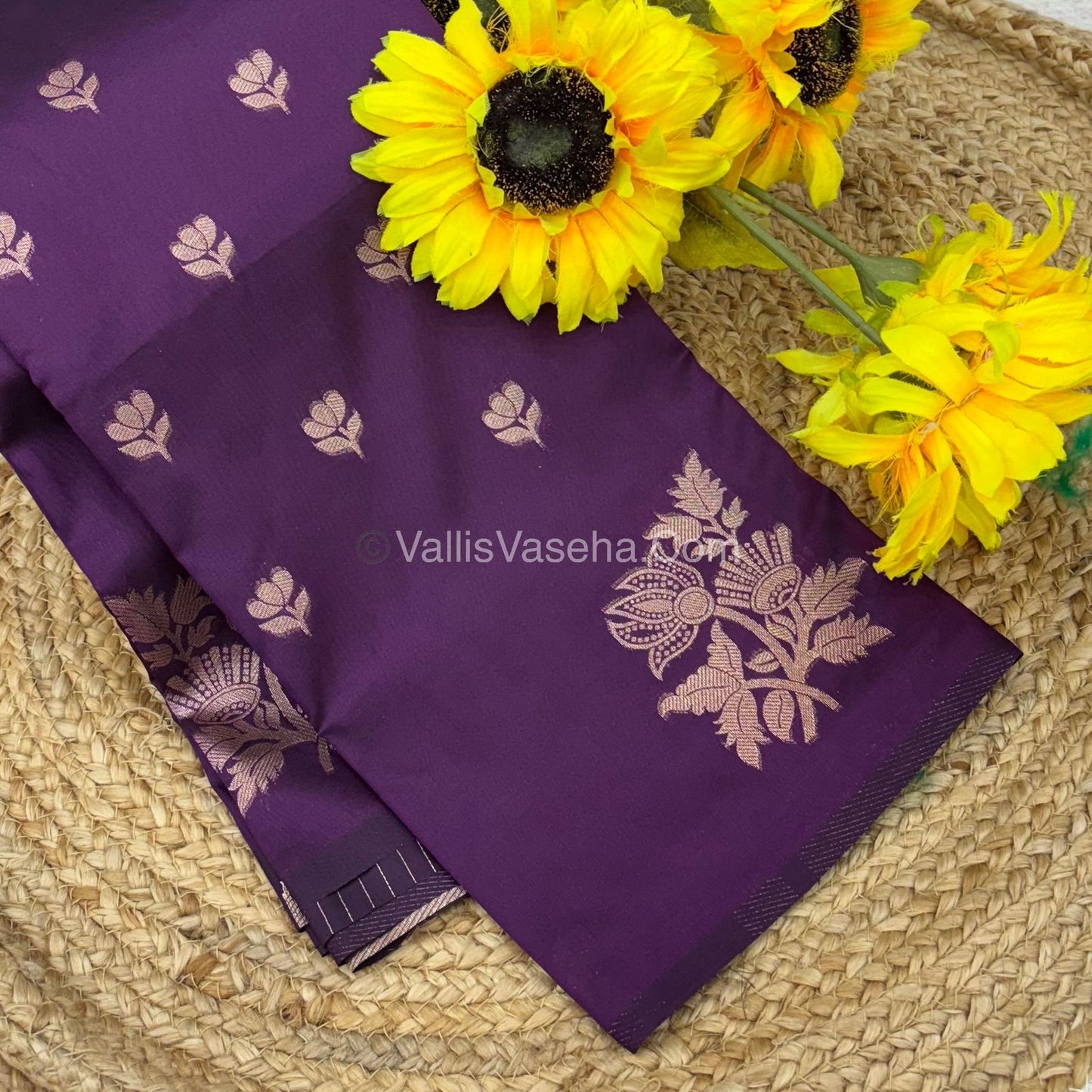 Semi Soft Silk - Purple Shade -VVSSS019