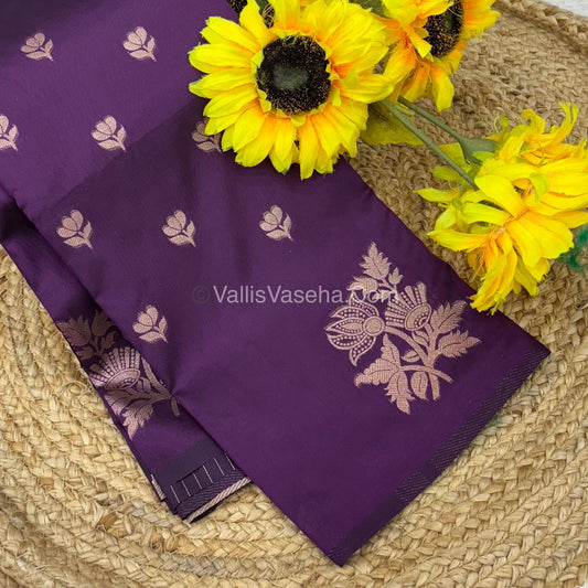 Semi Soft Silk - Purple Shade -VVSSS019