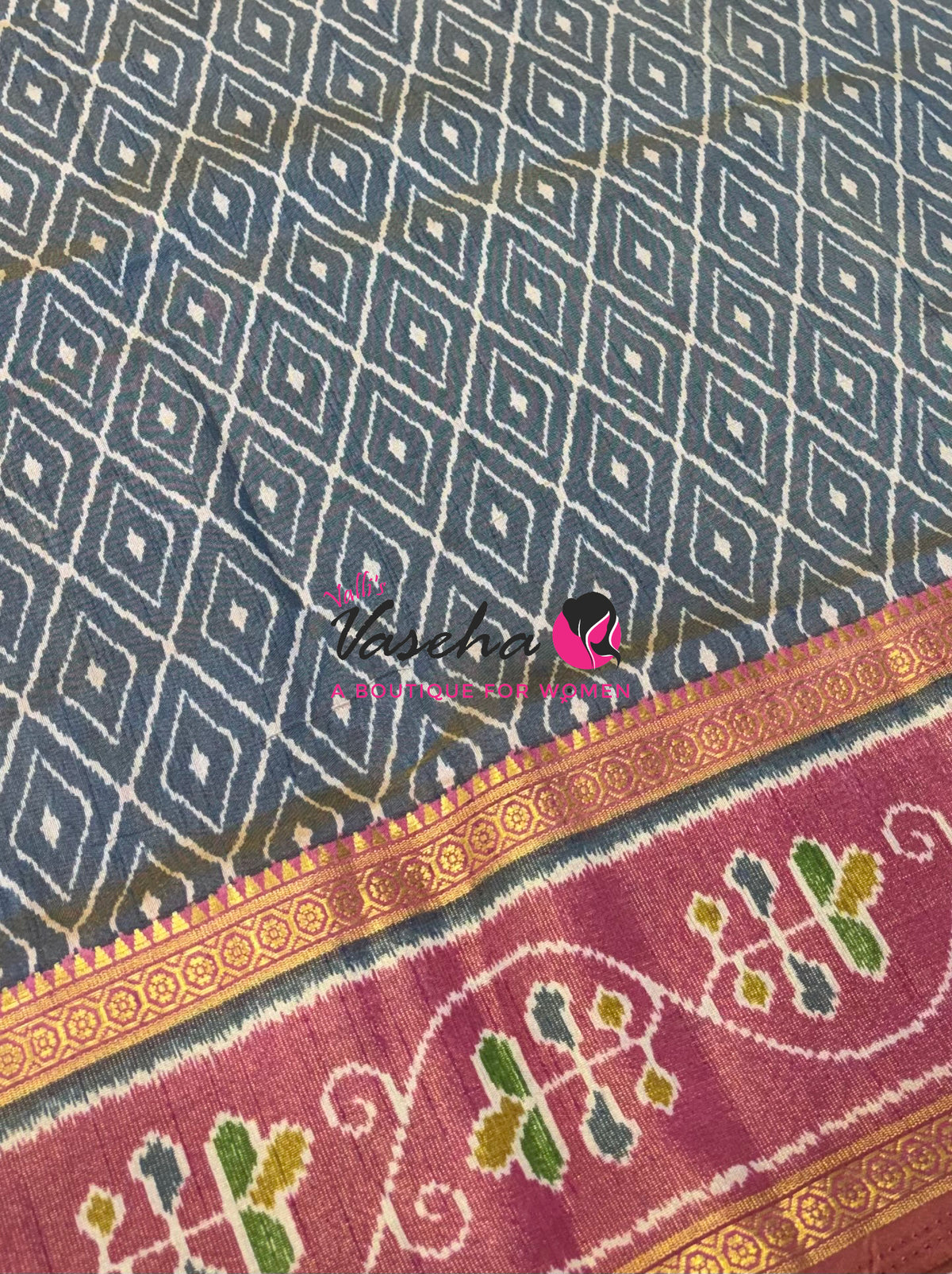 Semi Patola | Printed Silk Saree - Combo - VVSPS003
