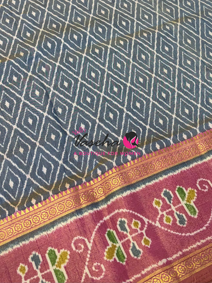 Semi Patola | Printed Silk Saree - Combo - VVSPS003